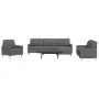 4-piece dark gray fabric sofa set with ottoman by , Sofas - Ref: Foro24-3278296, Price: 637,46 €, Discount: %