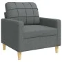 4-piece dark gray fabric sofa set with ottoman by , Sofas - Ref: Foro24-3278296, Price: 637,46 €, Discount: %
