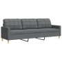 Sofagarnitur mit Fußhocker, 4-teilig, dunkelgraues Stoff von , Sofas - Ref: Foro24-3278296, Preis: 679,89 €, Rabatt: %
