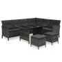 4-piece garden furniture set with gray synthetic rattan cushions by , Garden sets - Ref: Foro24-48143, Price: 707,73 €, Disco...