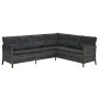 4-piece garden furniture set with gray synthetic rattan cushions by , Garden sets - Ref: Foro24-48143, Price: 707,73 €, Disco...