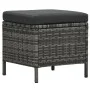 4-piece garden furniture set with gray synthetic rattan cushions by , Garden sets - Ref: Foro24-48143, Price: 707,73 €, Disco...