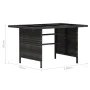 4-piece garden furniture set with gray synthetic rattan cushions by , Garden sets - Ref: Foro24-48143, Price: 707,73 €, Disco...