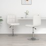 Dining chairs 2 units white synthetic leather by , dining chairs - Ref: Foro24-334179, Price: 122,91 €, Discount: %