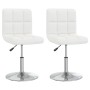 Dining chairs 2 units white synthetic leather by , dining chairs - Ref: Foro24-334179, Price: 122,91 €, Discount: %