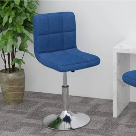 Drehbarer Küchenhocker aus blauem Stoff von , Küchenhocker - Ref: Foro24-334203, Preis: 73,81 €, Rabatt: %