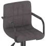 Taburete de cocina tela gris topo de , Taburetes de cocina - Ref: Foro24-334634, Precio: 84,57 €, Descuento: %