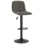 Dunkelgraues Samt-Küchenhocker von , Küchenhocker - Ref: Foro24-333981, Preis: 75,58 €, Rabatt: %