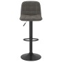 Dunkelgraues Samt-Küchenhocker von , Küchenhocker - Ref: Foro24-333981, Preis: 76,61 €, Rabatt: %