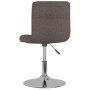 Swivel kitchen stool in gray taupe fabric by , Kitchen stools - Ref: Foro24-334208, Price: 74,28 €, Discount: %
