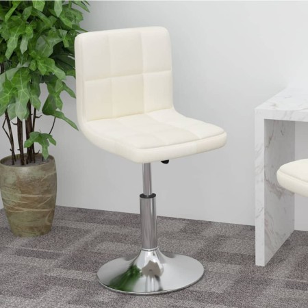 Drehbarer Küchenhocker aus cremefarbenem Stoff von , Küchenhocker - Ref: Foro24-334201, Preis: 77,50 €, Rabatt: %