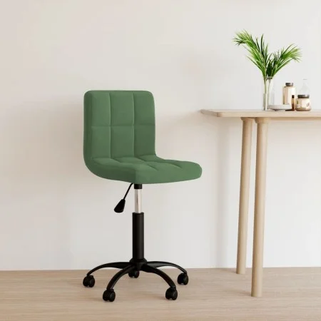 Dark green velvet swivel office chair by , Office chairs - Ref: Foro24-334359, Price: 88,39 €, Discount: %