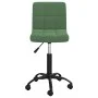 Dunkelgrüner Samtbürostuhl mit Drehfunktion von , Bürostühle - Ref: Foro24-334359, Preis: 86,65 €, Rabatt: %