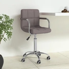 Swivel office chair in gray taupe fabric by , Office chairs - Ref: Foro24-334676, Price: 92,38 €, Discount: %