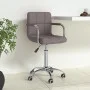 Drehbarer Bürostuhl aus grauem Taupe-Stoff von , Bürostühle - Ref: Foro24-334676, Preis: 92,38 €, Rabatt: %