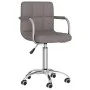 Drehbarer Bürostuhl aus grauem Taupe-Stoff von , Bürostühle - Ref: Foro24-334676, Preis: 92,38 €, Rabatt: %