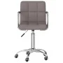Drehbarer Bürostuhl aus grauem Taupe-Stoff von , Bürostühle - Ref: Foro24-334676, Preis: 92,38 €, Rabatt: %