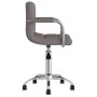 Drehbarer Bürostuhl aus grauem Taupe-Stoff von , Bürostühle - Ref: Foro24-334676, Preis: 92,38 €, Rabatt: %