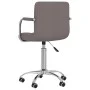 Drehbarer Bürostuhl aus grauem Taupe-Stoff von , Bürostühle - Ref: Foro24-334676, Preis: 92,38 €, Rabatt: %