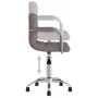 Drehbarer Bürostuhl aus grauem Taupe-Stoff von , Bürostühle - Ref: Foro24-334676, Preis: 92,38 €, Rabatt: %
