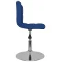 Silla de comedor giratoria tela azul de , Sillas de comedor - Ref: Foro24-3087472, Precio: 73,81 €, Descuento: %