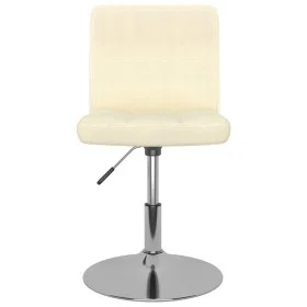 Cream-colored swivel dining chair in fabric by , dining chairs - Ref: Foro24-3087470, Price: 76,35 €, Discount: %