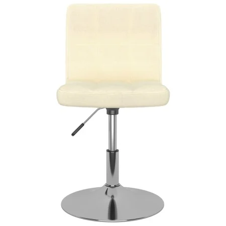 Cream-colored swivel dining chair in fabric by , dining chairs - Ref: Foro24-3087470, Price: 76,35 €, Discount: %