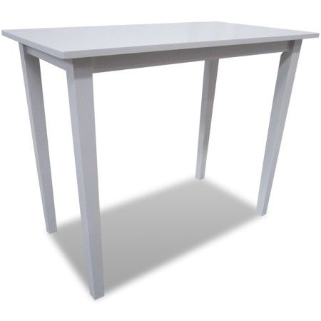 Weißer Hochtisch aus Holz von vidaXL, Küchen- und Esstische - Ref: Foro24-241701, Preis: 124,96 €, Rabatt: %