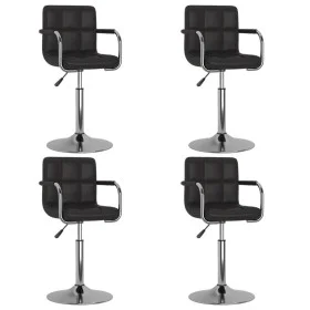 Swivel dining chairs 4 units black synthetic leather by , dining chairs - Ref: Foro24-3087887, Price: 243,62 €, Discount: %
