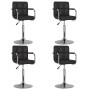 Drehbare Esszimmerstühle, 4 Stück, Kunstleder, Schwarz. von , Essstühle - Ref: Foro24-3087887, Preis: 246,37 €, Rabatt: %