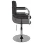 Drehbare Esszimmerstühle, 4 Stück, Kunstleder, Schwarz. von , Essstühle - Ref: Foro24-3087887, Preis: 243,62 €, Rabatt: %