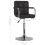 Drehbare Esszimmerstühle, 4 Stück, Kunstleder, Schwarz. von , Essstühle - Ref: Foro24-3087887, Preis: 243,62 €, Rabatt: %