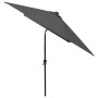 Umbrella with LED lights and anthracite gray steel pole 2x3 m by vidaXL, Umbrellas - Ref: Foro24-313788, Price: 76,13 €, Disc...