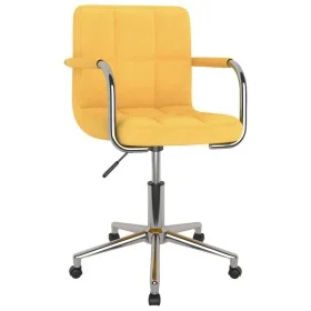 Drehbarer Esszimmerstuhl aus senfgelbem Stoff von , Essstühle - Ref: Foro24-3088162, Preis: 111,84 €, Rabatt: %