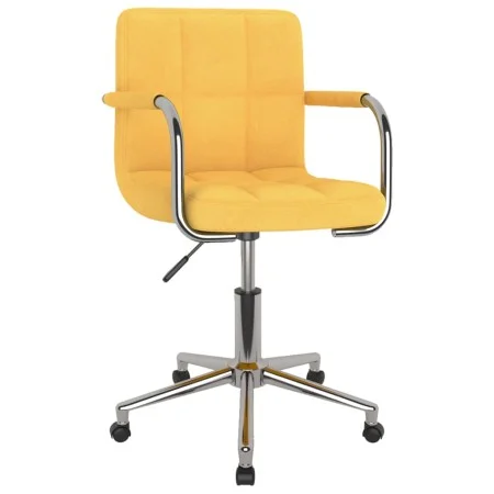 Mustard yellow fabric swivel dining chair by , dining chairs - Ref: Foro24-3088162, Price: 111,84 €, Discount: %