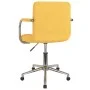 Mustard yellow fabric swivel dining chair by , dining chairs - Ref: Foro24-3088162, Price: 111,84 €, Discount: %