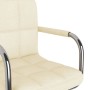 Cream-colored swivel dining chair in fabric by , dining chairs - Ref: Foro24-3088157, Price: 106,53 €, Discount: %