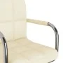 Cream-colored swivel dining chair in fabric by , dining chairs - Ref: Foro24-3088157, Price: 104,57 €, Discount: %