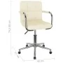 Cream-colored swivel dining chair in fabric by , dining chairs - Ref: Foro24-3088157, Price: 104,57 €, Discount: %