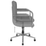 Drehbarer Esszimmerstuhl aus hellem grauem Stoff von , Essstühle - Ref: Foro24-3088155, Preis: 100,84 €, Rabatt: %