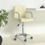 Silla de oficina giratoria de tela color crema de , Sillas de oficina - Ref: Foro24-334669, Precio: 89,23 €, Descuento: %