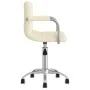 Drehbarer Bürostuhl aus cremefarbenem Stoff von , Bürostühle - Ref: Foro24-334669, Preis: 89,42 €, Rabatt: %