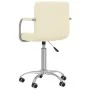 Drehbarer Bürostuhl aus cremefarbenem Stoff von , Bürostühle - Ref: Foro24-334669, Preis: 89,42 €, Rabatt: %