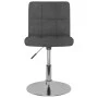 Swivel kitchen stool in dark gray fabric by , Kitchen stools - Ref: Foro24-334200, Price: 80,53 €, Discount: %