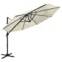 4-stufiger Sonnenschirm mit sandfarbenem Aluminiummast 3x3 m von vidaXL, Sonnenschirme - Ref: Foro24-313828, Preis: 195,75 €,...