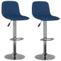 Küchenhocker 2 Stück blauer Stoff von , Küchenhocker - Ref: Foro24-333949, Preis: 119,95 €, Rabatt: %