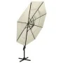 4-stufiger Sonnenschirm mit sandfarbenem Aluminiummast 3x3 m von vidaXL, Sonnenschirme - Ref: Foro24-313828, Preis: 195,75 €,...