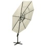 Sombrilla de 4 niveles con poste de aluminio arena 3x3 m de vidaXL, Sombrillas - Ref: Foro24-313828, Precio: 195,15 €, Descue...