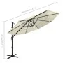 4-stufiger Sonnenschirm mit sandfarbenem Aluminiummast 3x3 m von vidaXL, Sonnenschirme - Ref: Foro24-313828, Preis: 195,75 €,...