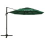 4-stufiger Sonnenschirm mit grünem Aluminiummast 3x3 m von vidaXL, Sonnenschirme - Ref: Foro24-313829, Preis: 195,95 €, Rabat...